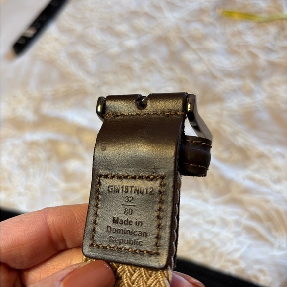 Brown and Tan Men's Bag Strap - Picture 3 of 5